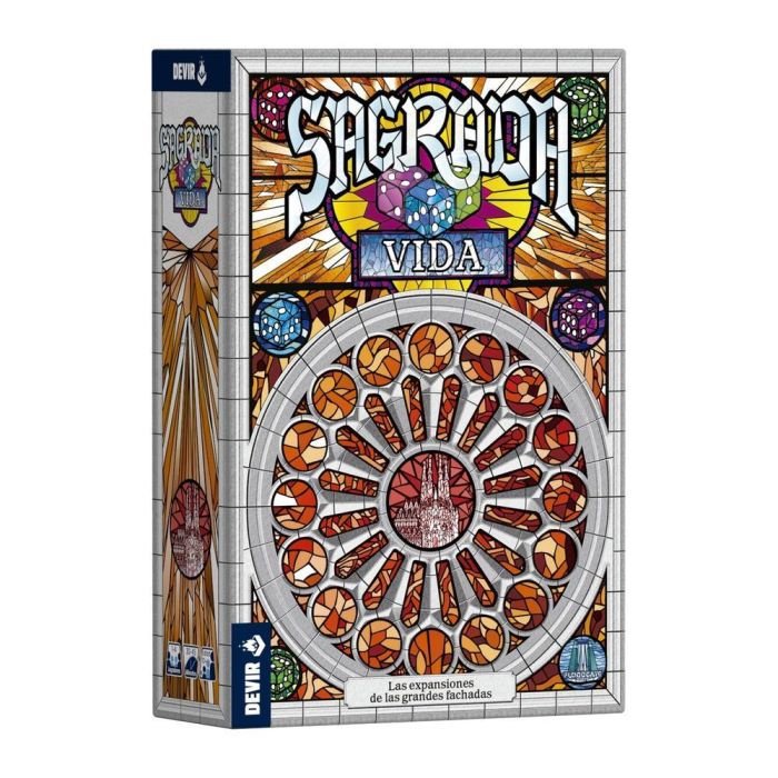 Devir Sagrada: Vida Expansión para Sagrada, Juego de Mesa, Segunda Expansión Grandes Fachadas, Temática Sagrada Familia, 1-4 Jugadores, 45 Minutos, 10+, Castellano 1