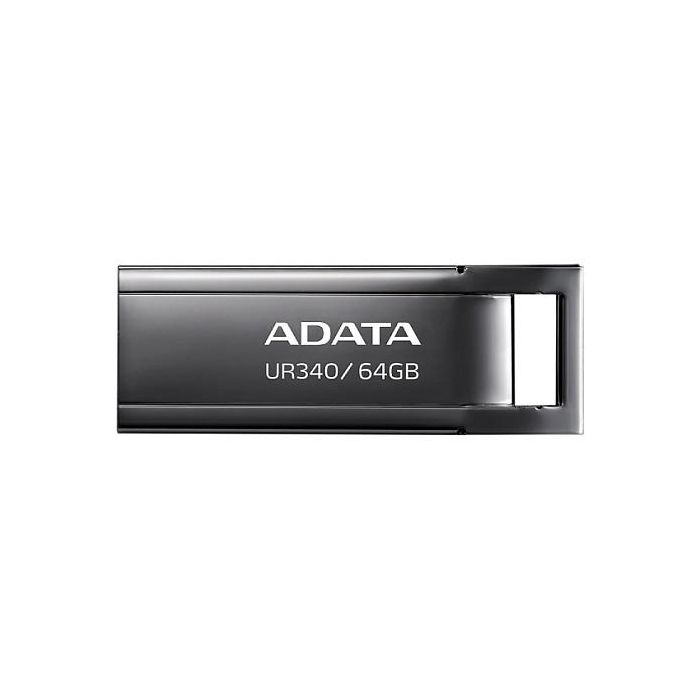 ADATA USB 3.2 Ur340 64GB Metal Negro AROY-UR340-64GBK - Pendrive, Lápiz USB, Hasta 100MB/s Lectura ADATA USB 3.2 Ur340 64GB Metal Negro AROY-UR340-64GBK - Pendrive, Lápiz USB, Hasta 100MB/s Lectura