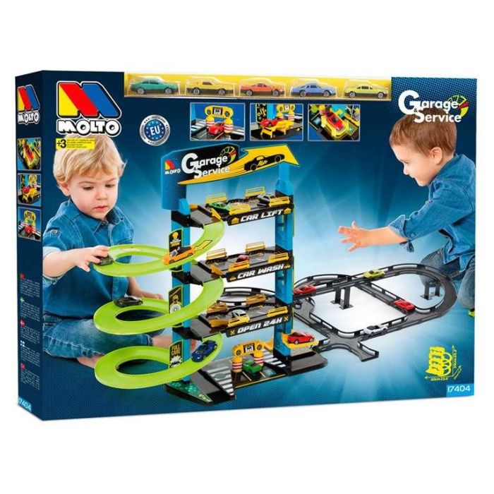Parking 4 plantas con 5 coches incluidos Parking 4 plantas con 5 coches incluidos
