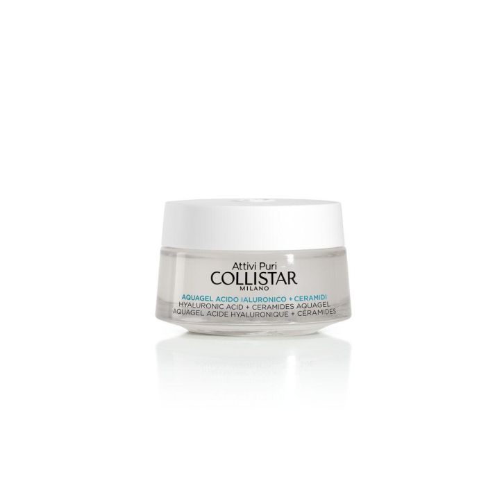 Collistar ATTIVI PURI aquagel Ácido Hialurónico + Ceramidas | Tratamiento Facial Hidratante 4 Pesos Moleculares Vegano 50 ml 1