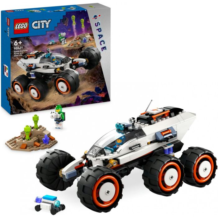 LEGO 60431 City Róver Explorador Espacial y Vida Extraterrestre, vehículo con 6 neumáticos, suspensión avanzada, incluye minifiguras y alienígenas 12 LEGO 60431 City Róver Explorador Espacial y Vida Extraterrestre, vehículo con 6 neumáticos, suspensión avanzada, incluye minifiguras y alienígenas 12