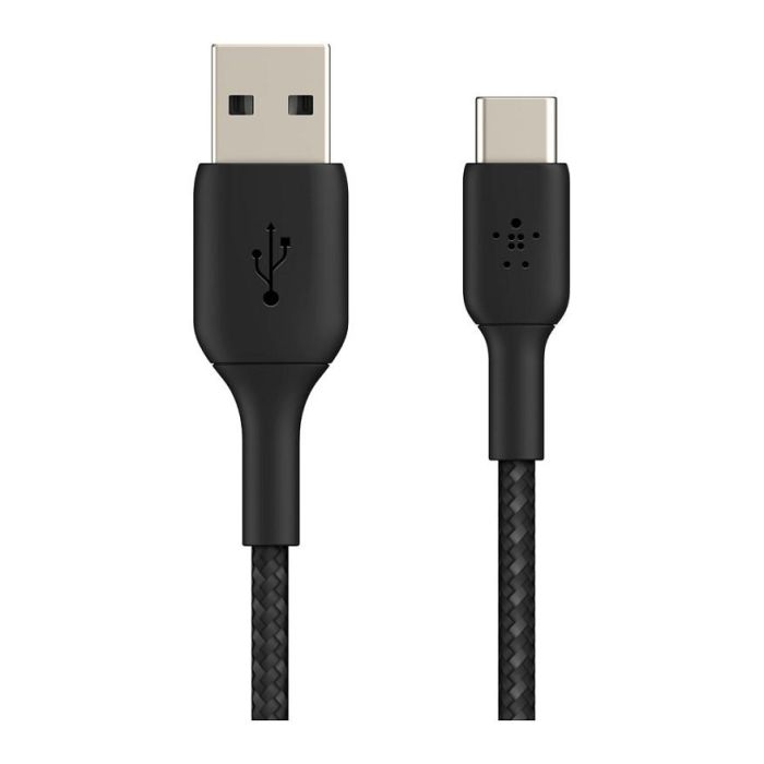 Belkin CAB002BT1MBK Cable USB-C a USB-A Trenzado 1m Negro 2