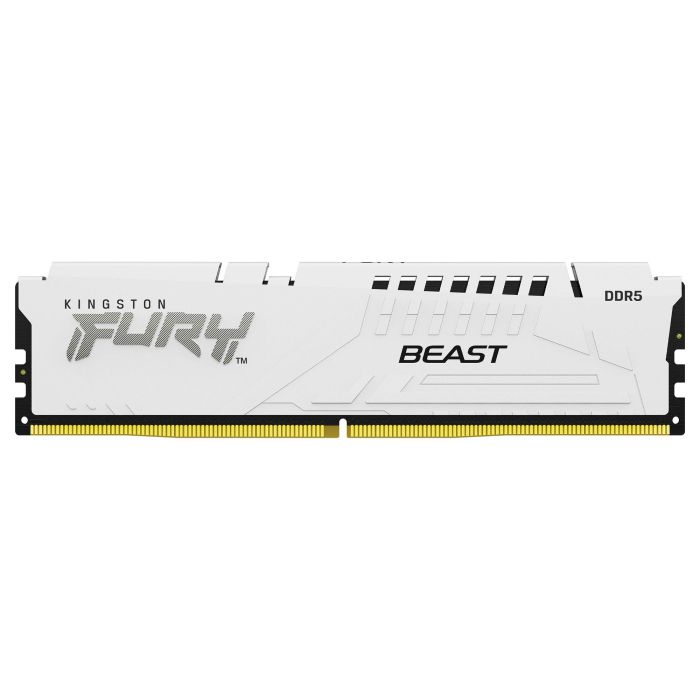 Kingston FURY Beast 16GB (1x16GB) DDR5 RAM 5200MHz CL40 DIMM Memoria PC XMP 3.0 Disipador Térmico Blanco
