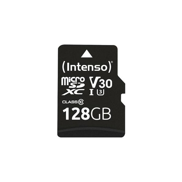 Tarjeta Memoria Micro SD Intenso 128GB Profesional UHS-I Clase 10 + Adaptador SD Tarjeta Memoria Micro SD Intenso 128GB Profesional UHS-I Clase 10 + Adaptador SD