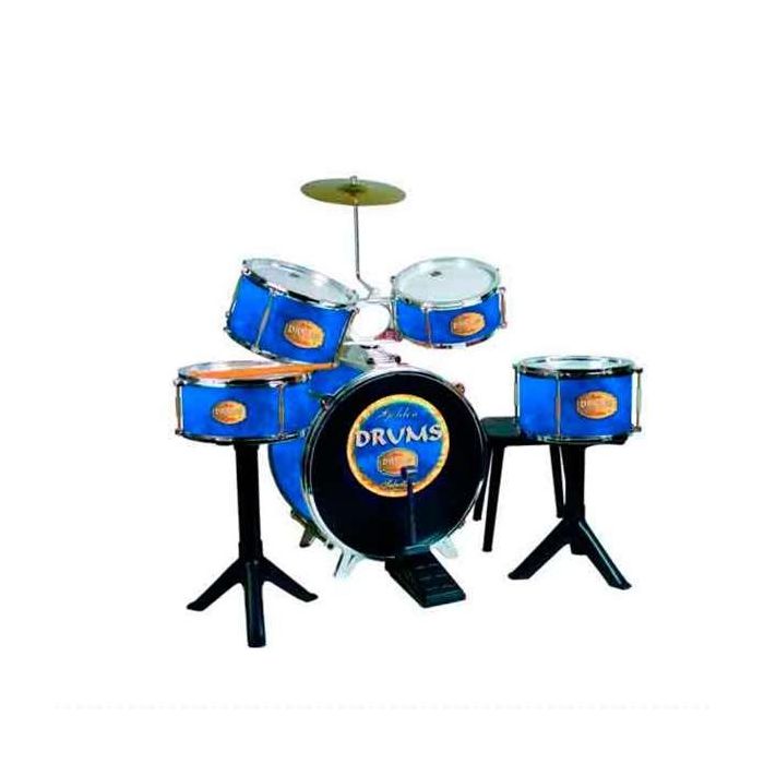 Bateria percusion golden drums con banqueta 75x68x54 cm Bateria percusion golden drums con banqueta 75x68x54 cm