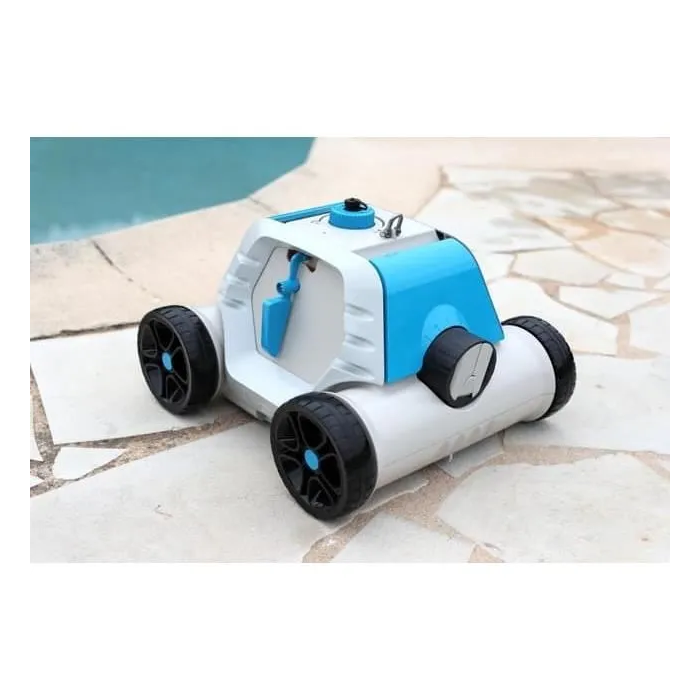 Robopool HJ1005 Robot Eléctrico para Limpieza de Piscinas - Fondo Plano - Con Batería - Hasta 6 x 3 m 2