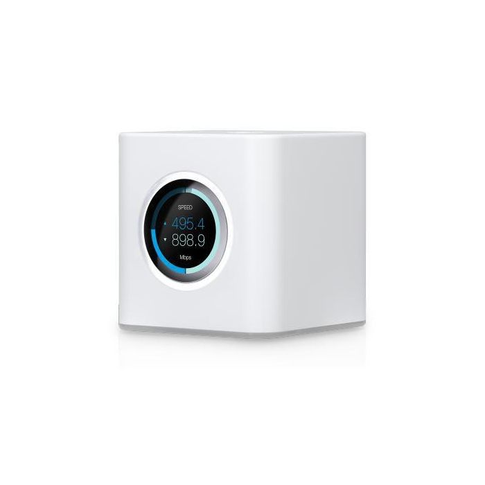 AmpliFi HD WiFi System con 1 Router y 2 Meshpoints, 5.25 Gbps, 802.11ac/a/b/g/n, Pantalla LCD, App móvil 2