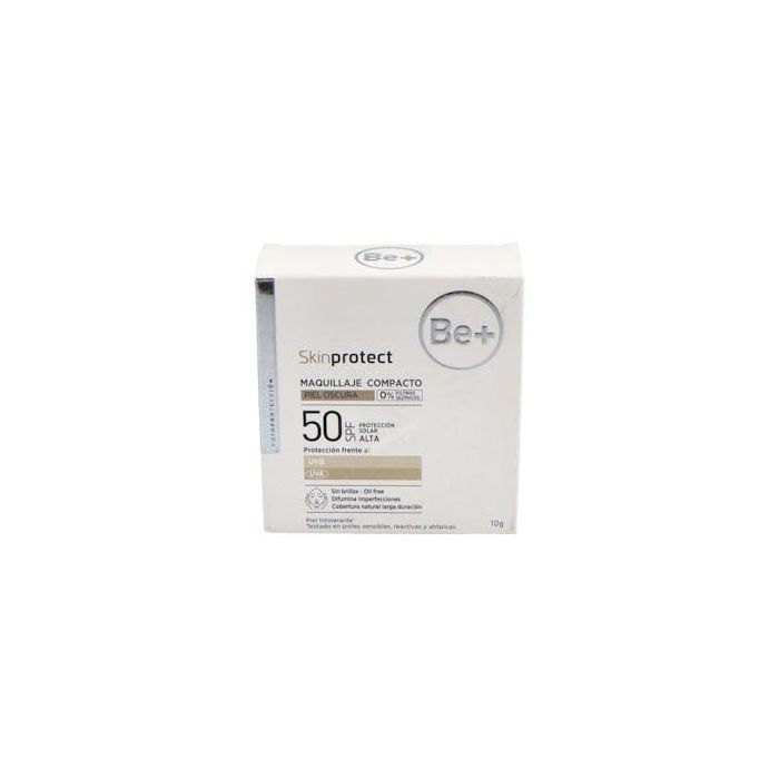 BE+ Maquillaje Compacto Piel Oscura SPF 50+ 10Gr