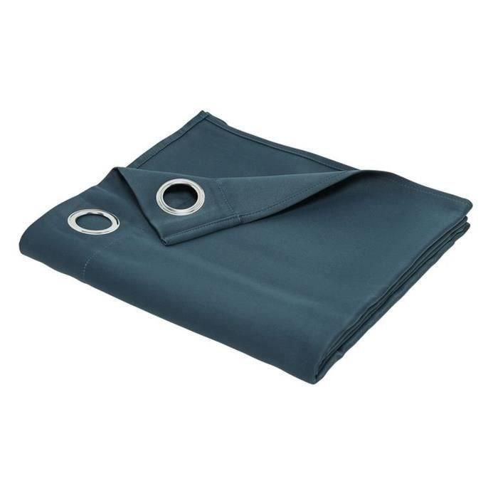Cortina opaca lisa TODAY Essential - 140 x 240 cm - Pavo real 2 Cortina opaca lisa TODAY Essential - 140 x 240 cm - Pavo real 2