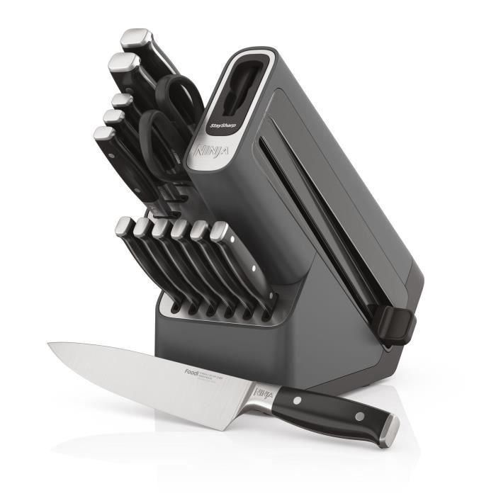 Juego de cuchillos NINJA StaySharp de 14 piezas - Acero inoxidable - K62014EUUK 1