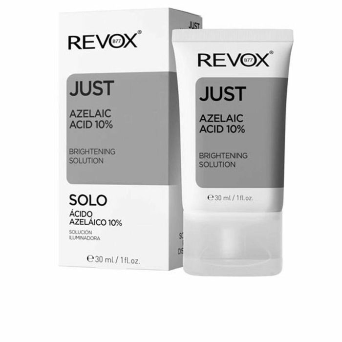 Revox B77 JUST Ácido Azelaico 10% Tratamiento Facial Acné, Poros, Puntos Negros, Manchas Oscuras e Iluminador 30 ml