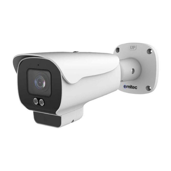 Ernitec Deimos Bullet Cámara de red 5MP Lente Fija 2.8mm Visión Nocturna Detección de Rostros/Humanos/Vehículos IP66 PoE