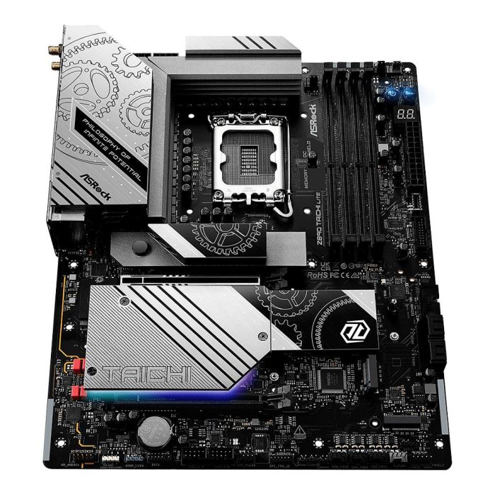 ASRock Z890 Taichi Lite 1851 ATX HDMI/USB-C DDR5 Retail Placa Base para PC con Intel Z890, Socket LGA 1851 y Wi-Fi 7