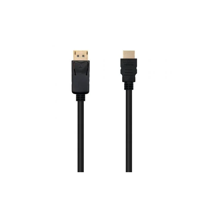 Nano Cable 10.15.4310 Cable Conversor Displayport Macho a HDMI Macho 10m Negro