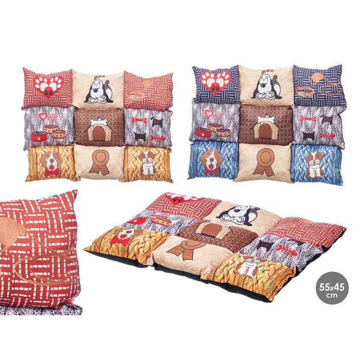 Cuna Mascota Rectangulo Surtidos Col 55X45Cm Mascow (8 Unidades) Cuna Mascota Rectangulo Surtidos Col 55X45Cm Mascow (8 Unidades)