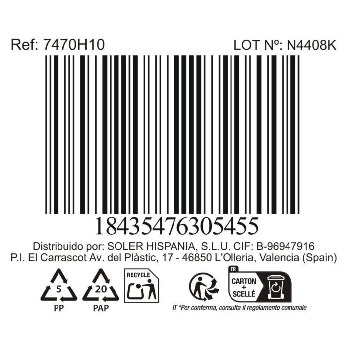 La Mediterranea Bol 250ml Ø10.2 x 6.5 cm Nebula Md 3