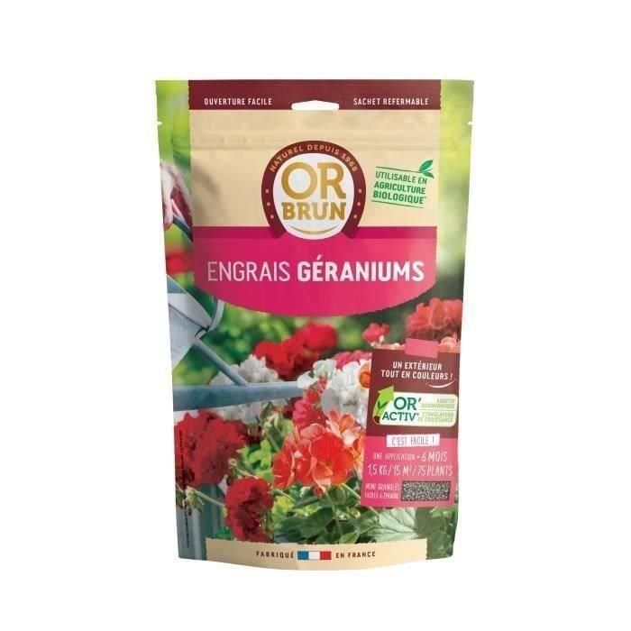 Fertilizante de geranio MARRÓN ORO 1,5 kg