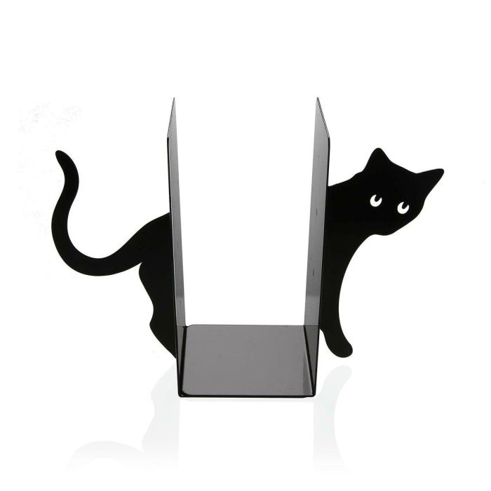 Sujetalibros Versa Metal Hierro Gato 10 x 16 x 15,5 cm Sujetalibros Versa Metal Hierro Gato 10 x 16 x 15,5 cm