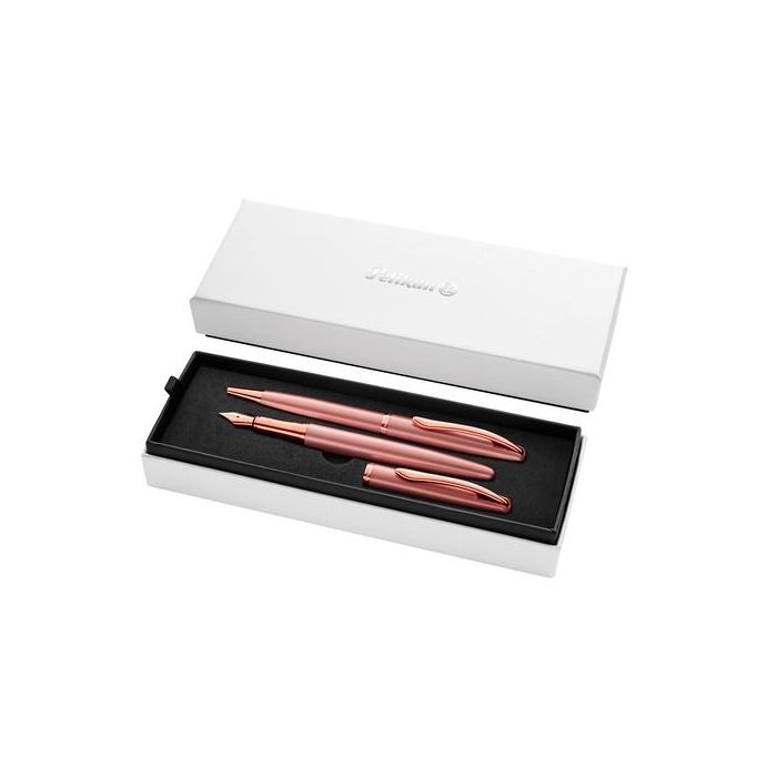 Juego Boligrafo+Pluma Pelikan Noble Rosa (821872) 5 unidades