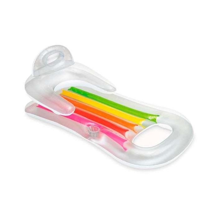 Intex Colchoneta Sillón con Posa Vasos 160x85 cm - Modelos Surtidos 9