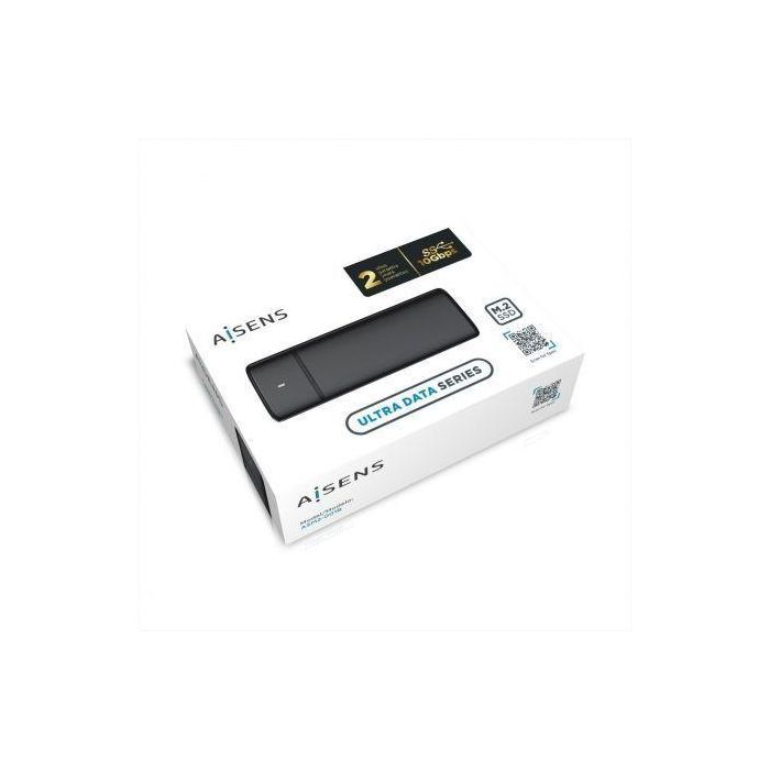 Aisens Caja Externa M.2 NGFF para SSD M.2 SATA-NVME a USB 3.1 Gen 2, Aluminio, Negra 4