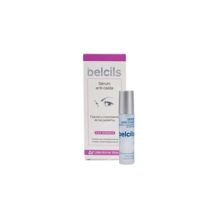 Belcils Sérum Anti-Caída Pestañas Ojos Sensibles. Fortalece, Regenera, Voluminiza con Biokeratix, Biotina y Pantenol 3 ml