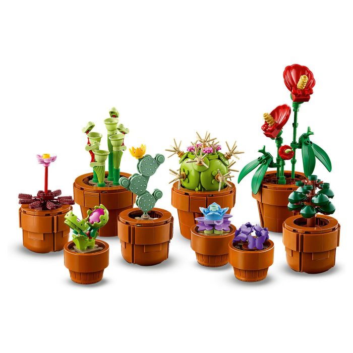 LEGO Icons 10329 Plantas Diminutas Set de Construcción Ornamental para Adultos 12