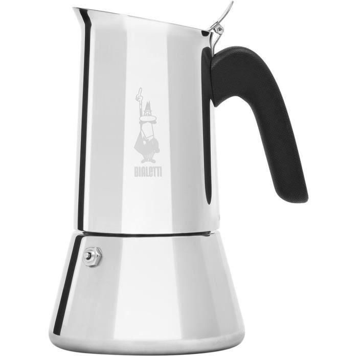 Cafetera italiana - BIALETTI - NEW VENUS - 10 tazas - 0,5 L - Plata