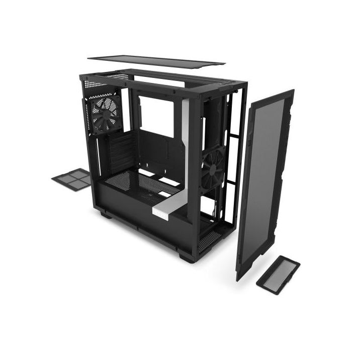 NZXT H7 Flow Midi Tower Negro, Blanco 2