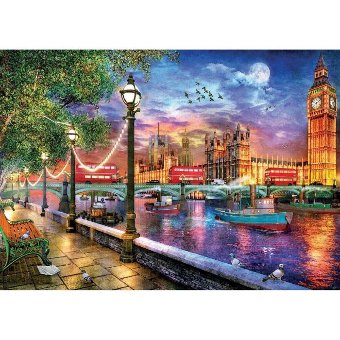 Educa Puzzle 2000 piezas Londres al atardecer para adultos, piezas de alta calidad y montaje fácil 2 Educa Puzzle 2000 piezas Londres al atardecer para adultos, piezas de alta calidad y montaje fácil 2