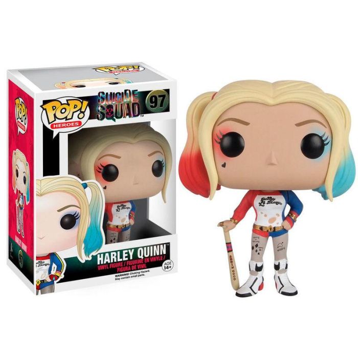 Funko POP Suicide Squad Harley Quinn Figura Vinilo 9cm Caja Regalo