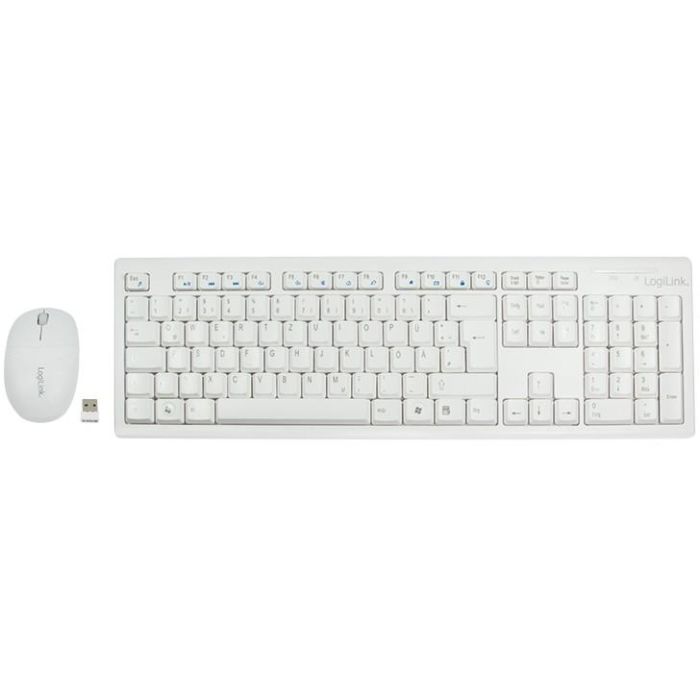 Logilink Wireless 2.4GHz Combo white 1
