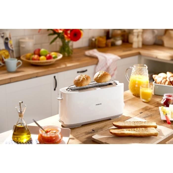 Tostador Philips Daily Collection HD2590/ 1030W/ Blanco 5 Tostador Philips Daily Collection HD2590/ 1030W/ Blanco 5