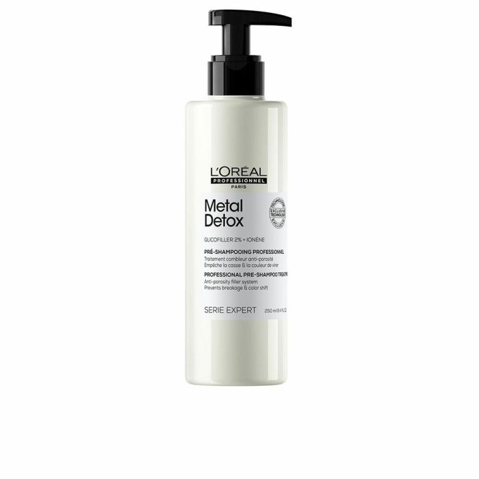 L'Oréal Professionnel Paris METAL DETOX Tratamiento Pre-Champú Antirrotura Hidratante Anti Porosidad 2% Glicofiller 250 ml