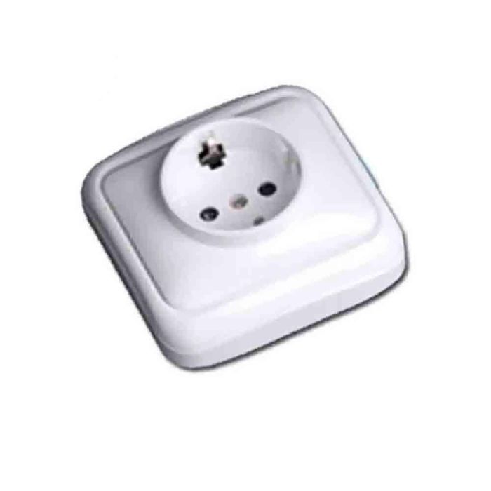 Edm Base 2p+t tipo f t/tl superficie 16A 250V serie spa bolsa blister blanco 0 Edm Base 2p+t tipo f t/tl superficie 16A 250V serie spa bolsa blister blanco 0
