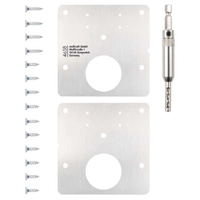 Kit Reparación Para Puerta Cazoleta 35Mm Wolfcraft