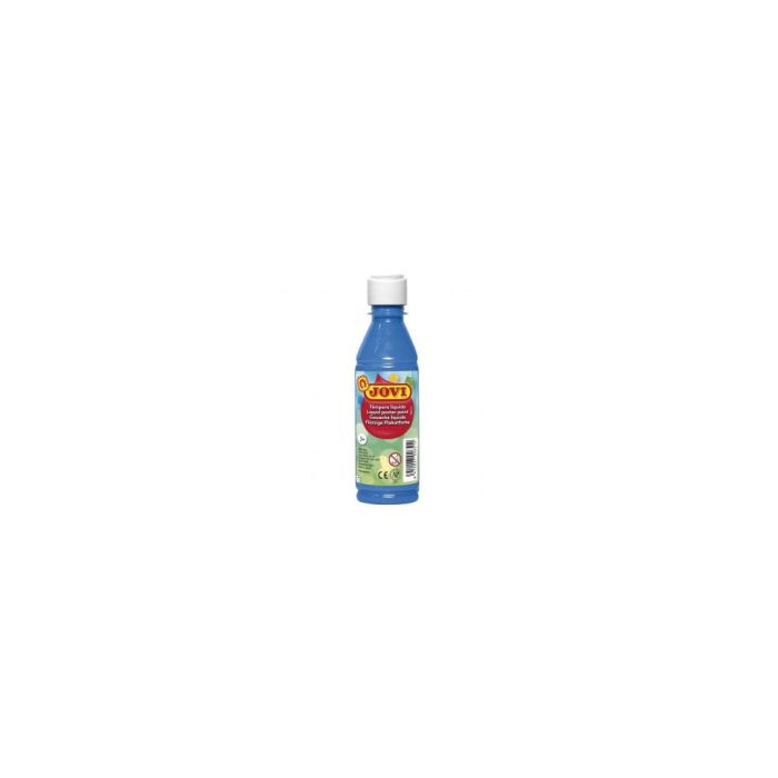 Tempera Liquida Jovi Escolar 250 mL Azul Cyan 1