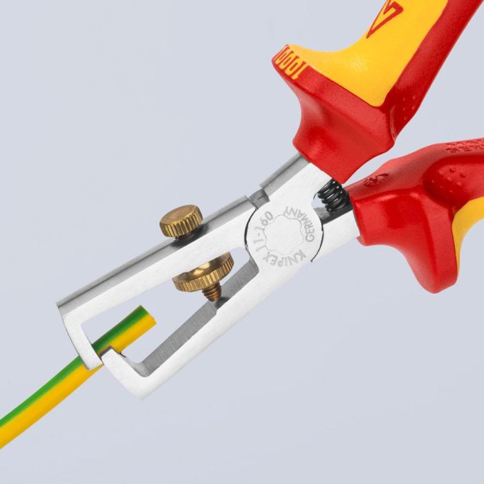 Knipex Alicates Pelacables 110616 Cromado Mangos Aislados VDE 160 mm 2 Knipex Alicates Pelacables 110616 Cromado Mangos Aislados VDE 160 mm 2