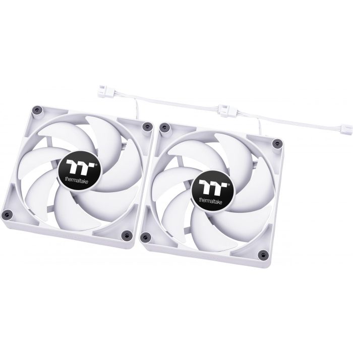 140mm Thermaltake CT140 PC Cooling Fan White 500-1500rpm - 2Pack 0 140mm Thermaltake CT140 PC Cooling Fan White 500-1500rpm - 2Pack 0