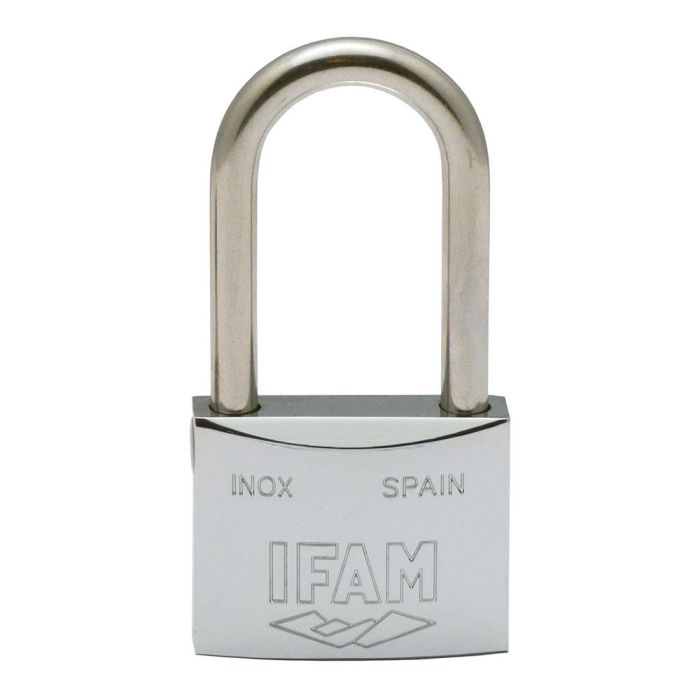 Ifam Candado Inox 30al 30mm Arco Largo con 2 Llaves - Alta Resistencia a la Oxidación