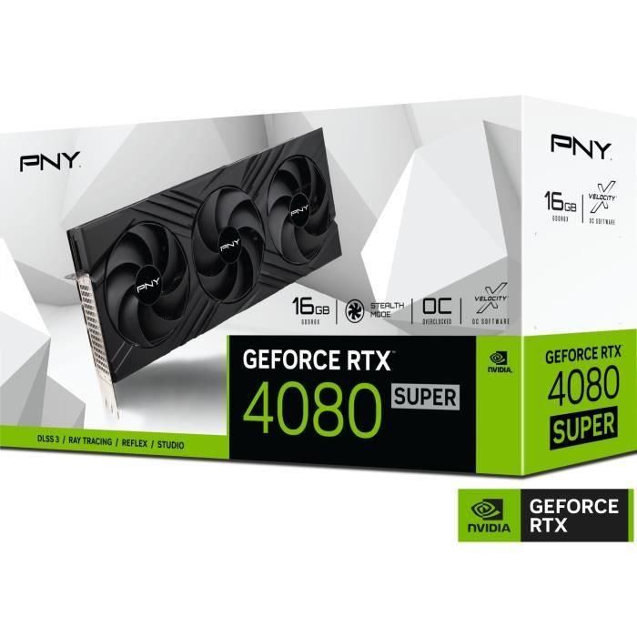 Tarjeta Gráfica PNY GeForce RTX 4080 SUPER VERTO OC Triple 16 GB GDDR6