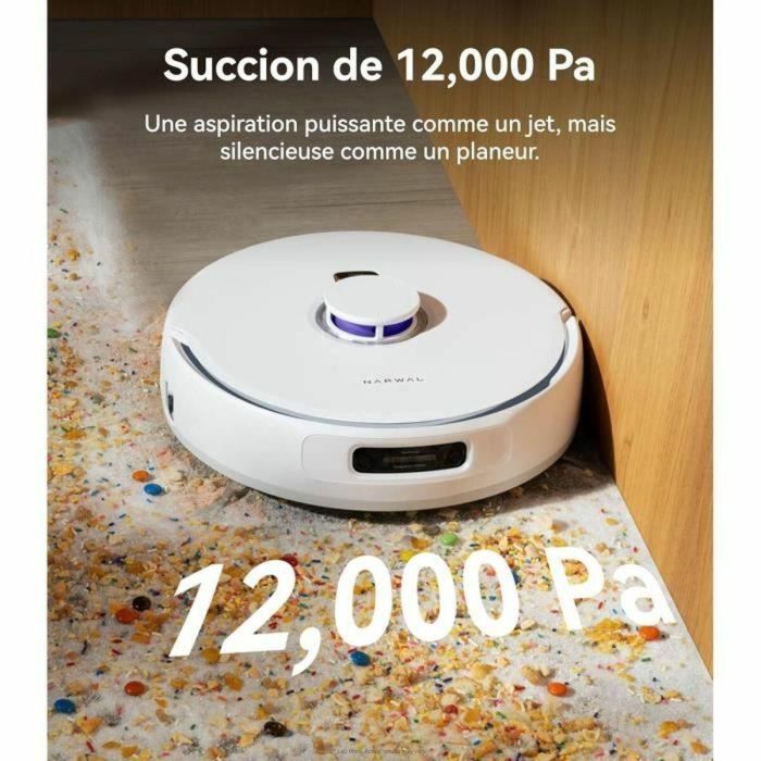 Narwal NAR1738029703429 Freo Z Ultra Robot Aspirador con Base, Doble Chip IA, Evita Obstáculos, Succión 12000 Pa 5 Narwal NAR1738029703429 Freo Z Ultra Robot Aspirador con Base, Doble Chip IA, Evita Obstáculos, Succión 12000 Pa 5