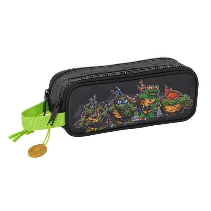 Bolso Escolar Portatodo Safta Doble Tortugas Ninja 80x210x60 mm 2