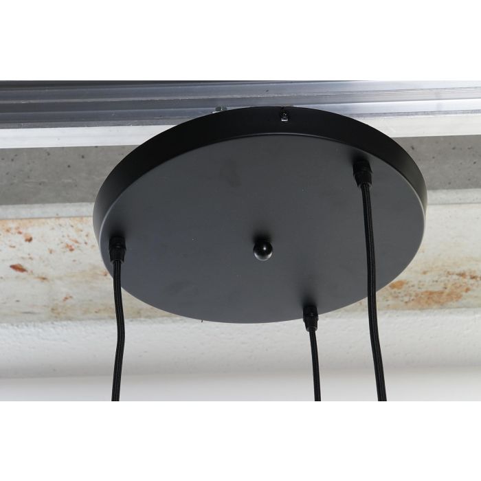 DKD Home Decor Lámpara Techo Moderno Negro Blanco 40 x 80 x 40 cm Metal Cristal 3 DKD Home Decor Lámpara Techo Moderno Negro Blanco 40 x 80 x 40 cm Metal Cristal 3