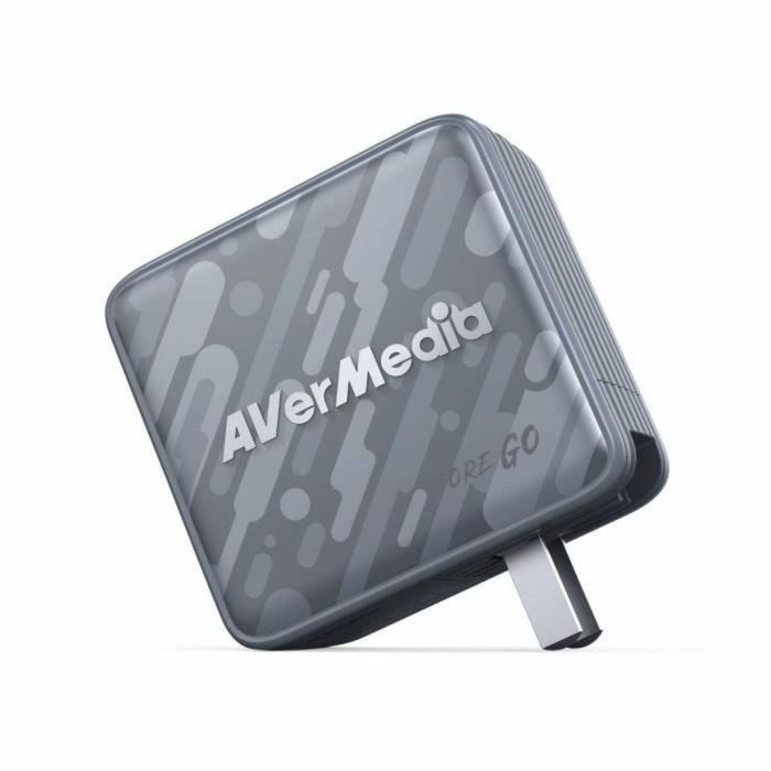 Avermedia GC313 Cargador GaN 100W con Salida HDMI 4K Negro 1