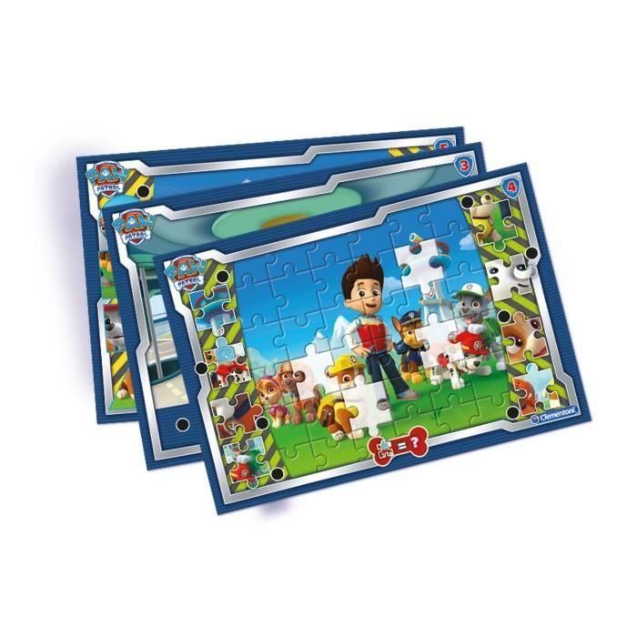 Clementoni Escritorio educativo Paw Patrol con 18 actividades interactivas, bolígrafo electrónico, sonido y luz, para niños +3 años. 2