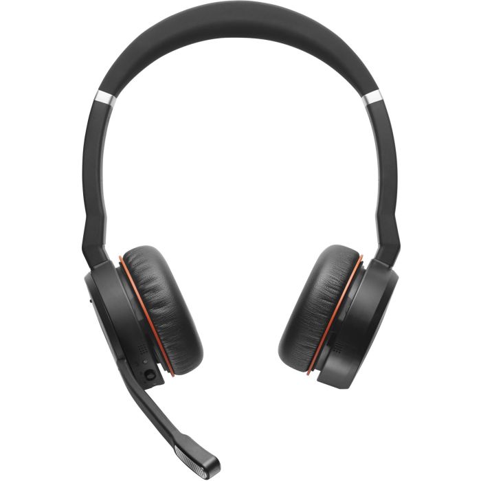 Jabra Evolve 75 SE UC Auriculares Diadema Inalámbricos y Alámbricos para Llamadas/Música con Cancelación de Ruido Negro 3