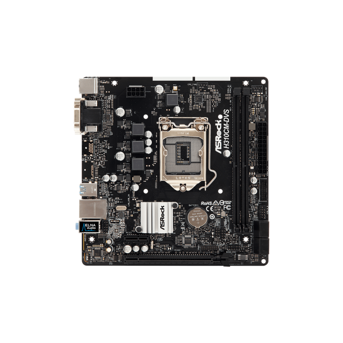 Asrock H310CM-DVS Intel® H310 LGA 1151 (Zócalo H4) micro ATX 1