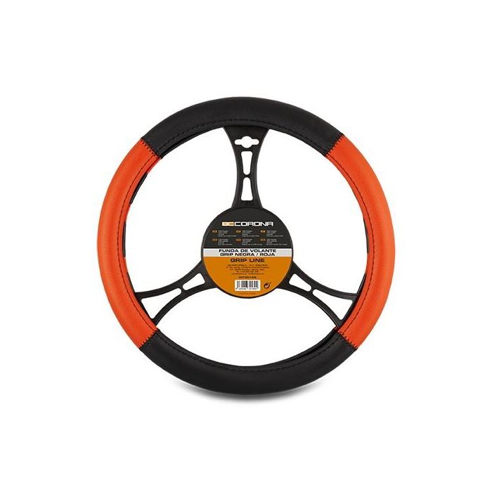 Funda Volante Grip Negro-Rojo Cs 6 INT30169 2 Funda Volante Grip Negro-Rojo Cs 6 INT30169 2