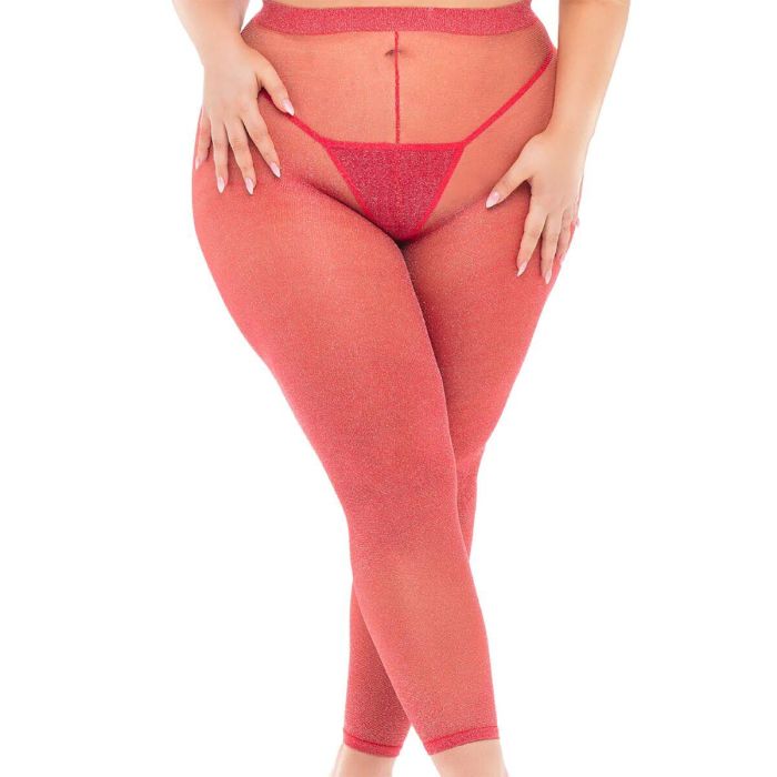 Conjunto de Lencería Pink Lipstick Rojo (XL) 4